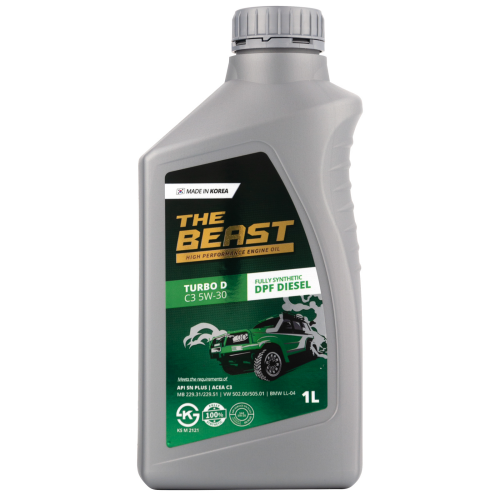 Синтетическое моторное масло TURBO D C3 5W-30 - 1 л Синтетическое моторное масло TURBO D C3 5W-30 - 1 л